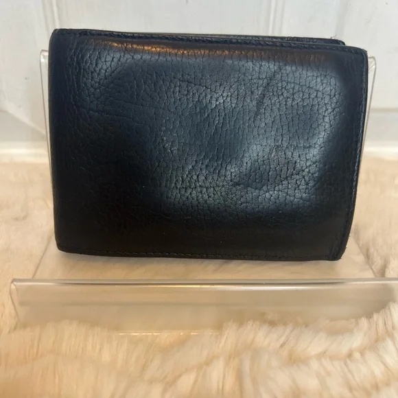 BOTTEGA VENETA LEATHER LAMBSKIN WALLET BLACK